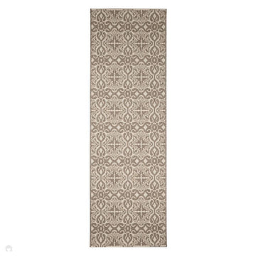 County Victorian Natural In-Outdoor Flatweave Runner-Melrose-Rug Love - The Most Loved Rug Store